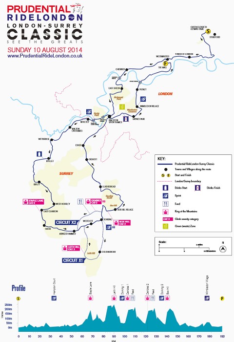 RideLondonClassicROUTE